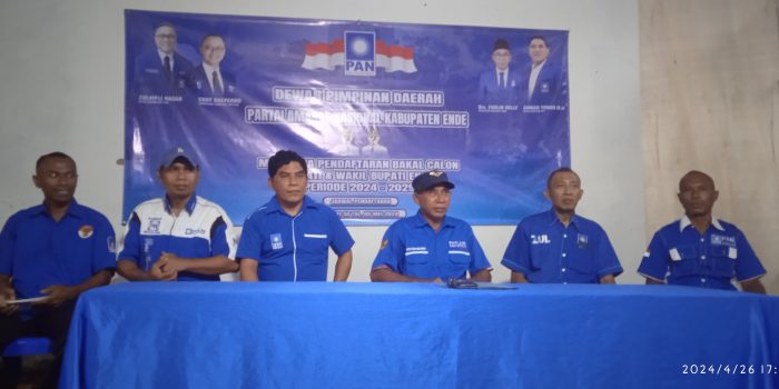 Buka Pendaftaran Bakal Calon Bupati dan Bakal Calon Wakil Bupati, DPD PAN Ende Siapkan Kader Untuk Isi Posisi Wakil Bupti